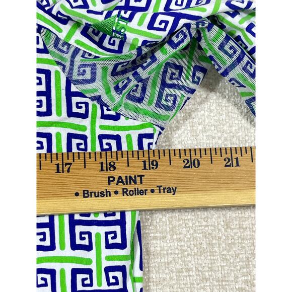 IBKUL Women’s Med Purple Green ¼ Zip Long Sleeve Pullover Golf Pickleball Top - Picture 6 of 9